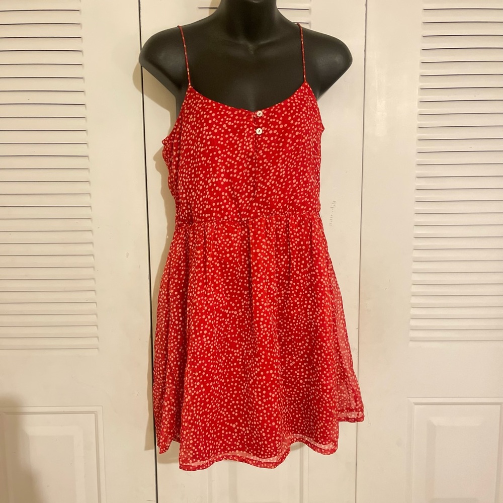 Zara red short dress